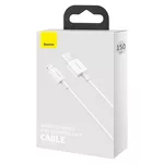 Кабел Кабел Baseus Superior USB към Lightning 2,4A 1,5 м CALYS-B02 - бял 5