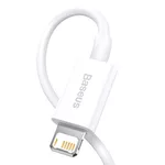 Кабел Кабел Baseus Superior USB към Lightning 2,4A 1,5 м CALYS-B02 - бял 2