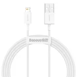 <span>Кабел</span> Кабел Baseus Superior USB към Lightning 2,4A 1,5 м CALYS-B02 - бял <span class='catalog-num-in-name'>CALYS-B02</span> - 
