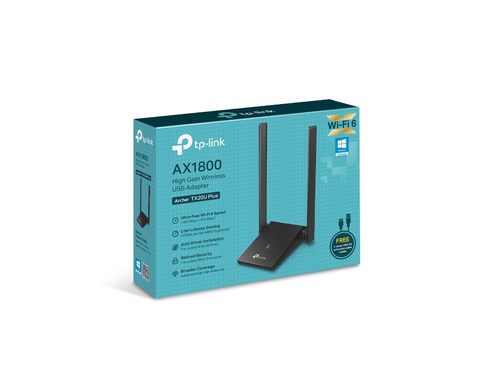 Мрежова карта TP-Link Archer TX20U Plus AX1800 6