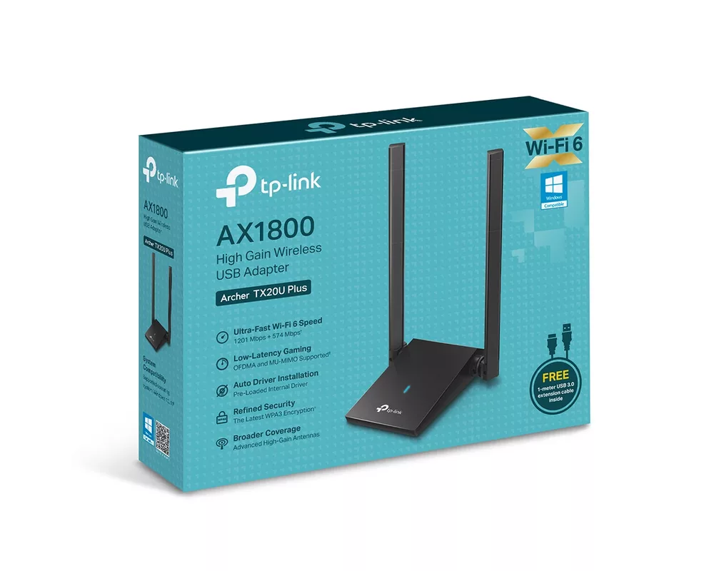 Мрежова карта TP-Link Archer TX20U Plus AX1800 5