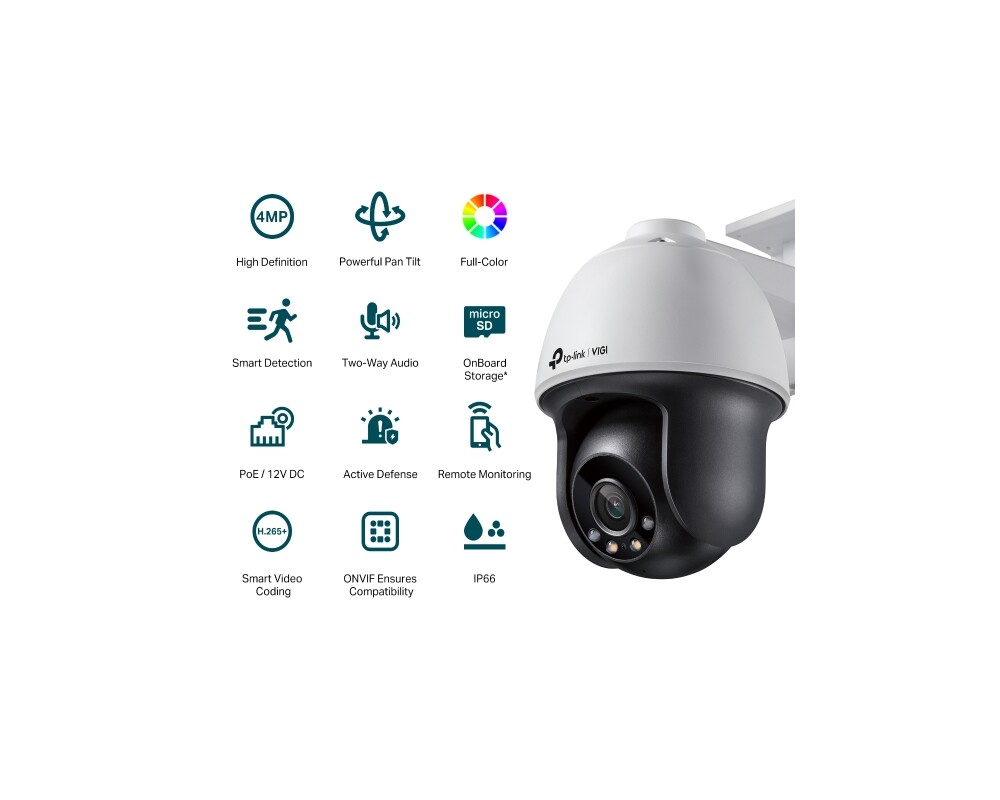 Цифрова IP камера TP-Link VIGI C540 4MP панорамна 2