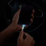 Кабел Кабел Baseus Glimmer fast charging USB-C към Lightning 20W 2м - черен 8
