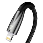 Кабел Кабел Baseus Glimmer fast charging USB-C към Lightning 20W 2м - черен 3