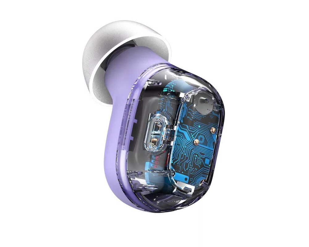 Слушалки Безжични Baseus Encok WM01 TWS Bluetooth 5.3 NGTW240005 - лилави 3