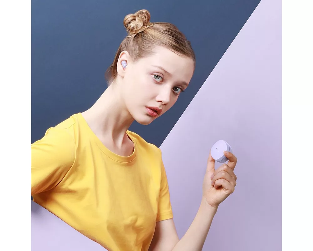 Слушалки Безжични Baseus Encok WM01 TWS Bluetooth 5.3 NGTW240005 - лилави 9