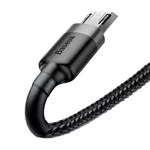 Кабел Baseus Cafule USB към micro USB QC3.0 2.4A 0,5 м  CAMKLF-AG1 - черен 5