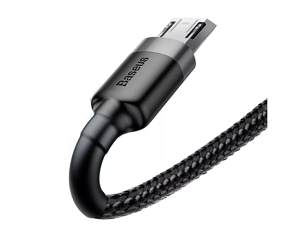 Кабел Baseus Cafule USB към micro USB QC3.0 2.4A 0,5 м  CAMKLF-AG1 - черен 5
