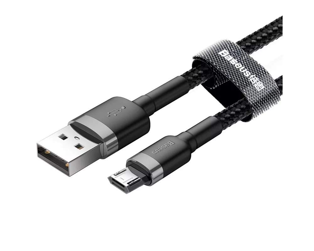 Кабел Baseus Cafule USB към micro USB QC3.0 2.4A 0,5 м  CAMKLF-AG1 - черен 8