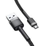 Кабел Baseus Cafule USB към micro USB QC3.0 2.4A 0,5 м  CAMKLF-AG1 - черен 4