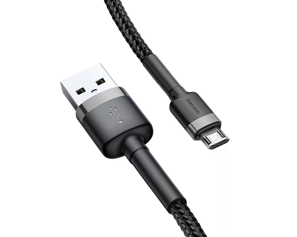 Кабел Baseus Cafule USB към micro USB QC3.0 2.4A 0,5 м  CAMKLF-AG1 - черен 4