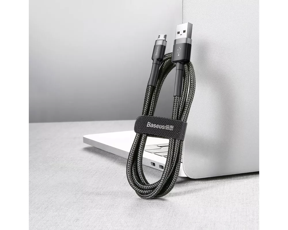 Кабел Baseus Cafule USB към micro USB QC3.0 2.4A 0,5 м  CAMKLF-AG1 - черен 6