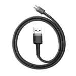 Кабел Baseus Cafule USB към micro USB QC3.0 2.4A 0,5 м  CAMKLF-AG1 - черен 3