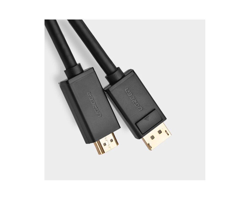 Кабел Еднопосочен кабел Ugreen DP101 10239 от DisplayPort към HDMI 4K 30Hz 32 AWG 1.5 м - черен 3