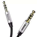 Аудио кабел Стерео аудио кабел Baseus Yiven M30 Mini Jack 3.5мм AUX CAM30-BS1 1м - сребристо-черен 6