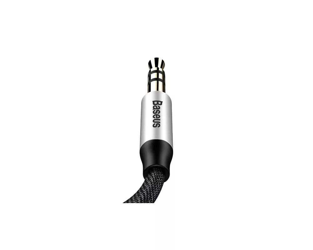 Аудио кабел Стерео аудио кабел Baseus Yiven M30 Mini Jack 3.5мм AUX CAM30-BS1 1м - сребристо-черен 5