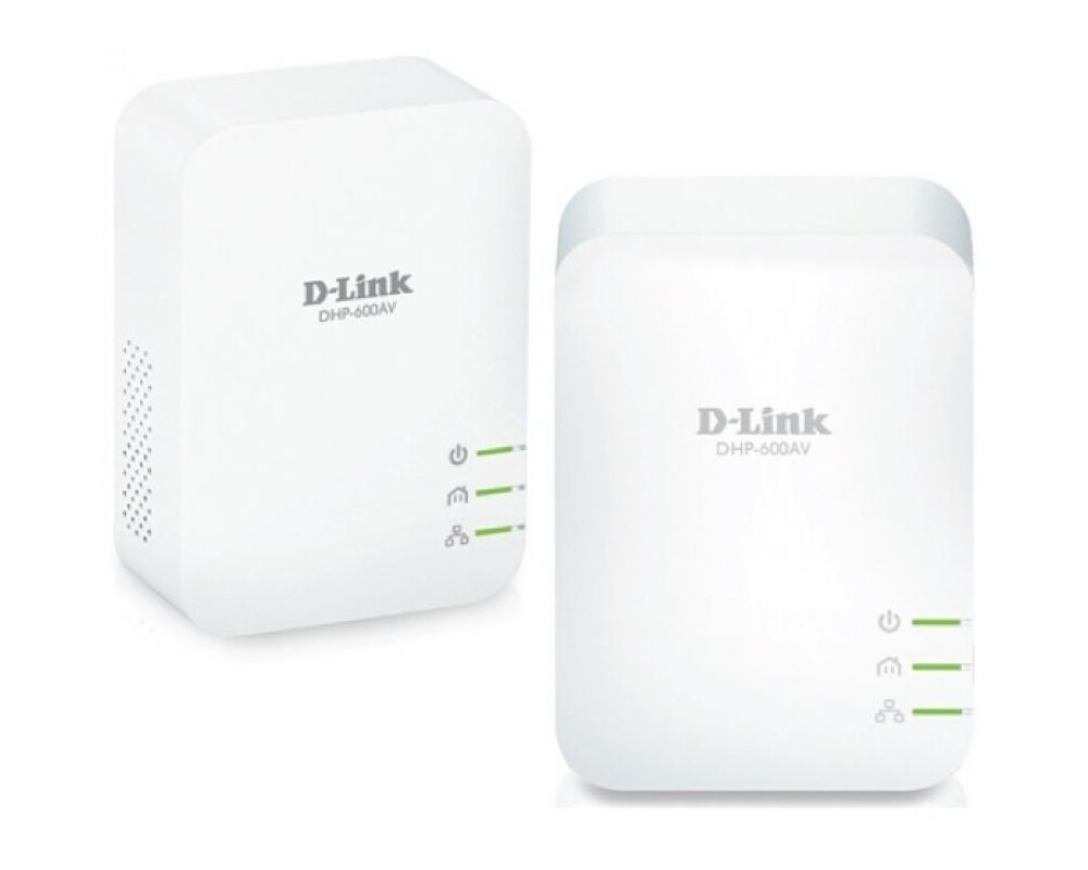 Powerline адаптер Адаптер D-Link PowerLine AV2 1000 HD Gigabit Starter Kit, 1000 Mbps, 2 бр. в пакет, DHP-601AV/E 9