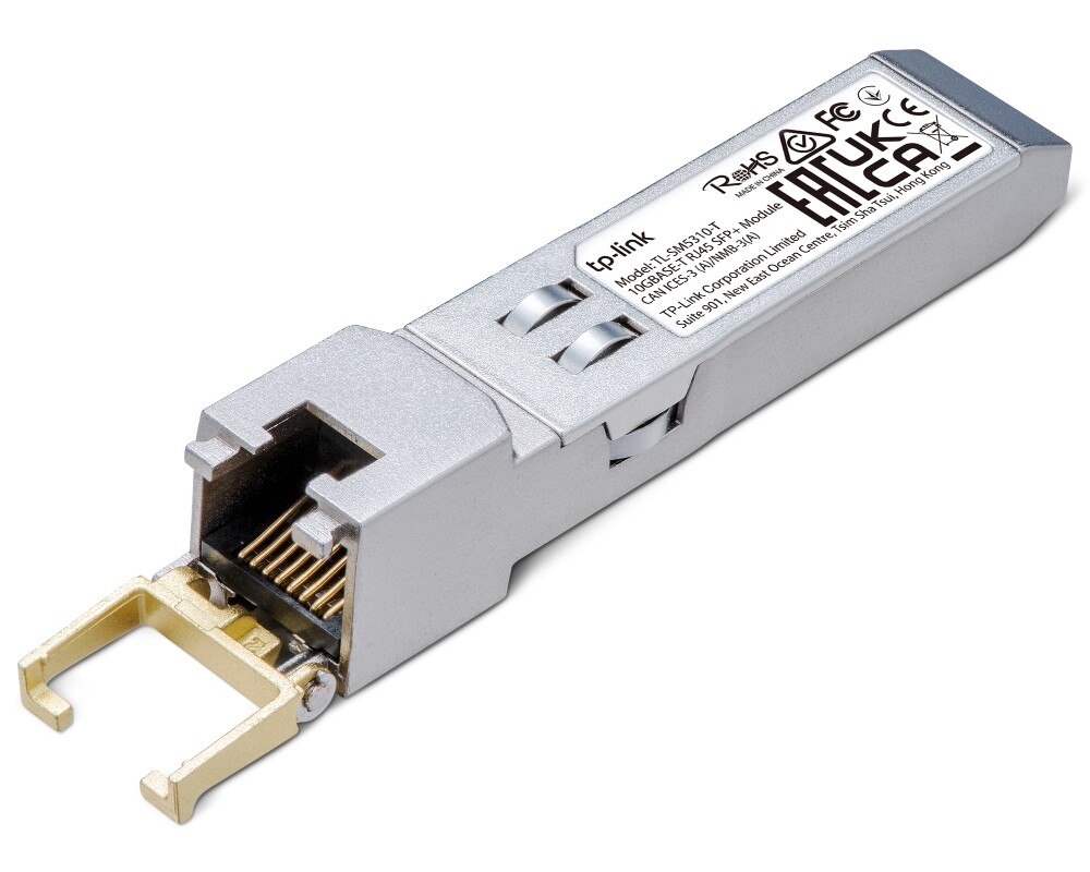 Оптичен преходник TP-Link TL-SM5310-T 10G BASE-T RJ45 SFP+ 4