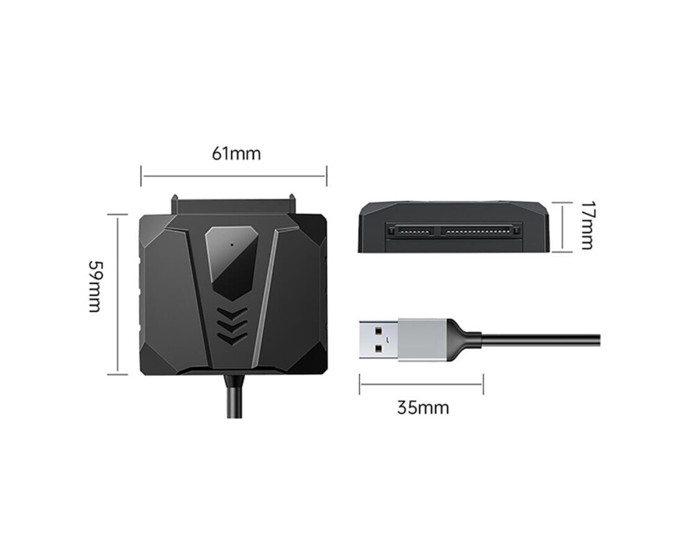 Адаптери Адаптер Orico UTS2-3A-03 SATA HDD  - черен 3