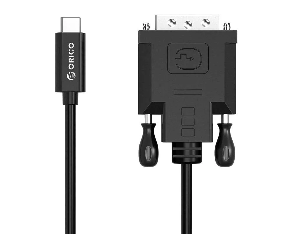 Кабел Кабел Orico USB Type-C към DVI XC-205-18-BK 1.8 метра 2