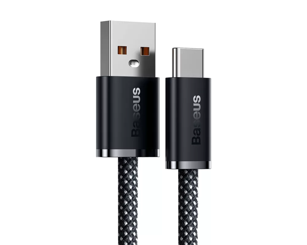 Кабел Baseus CALD000616 Dynamic Series USB Type A към USB Type C 100W 1м сив 2