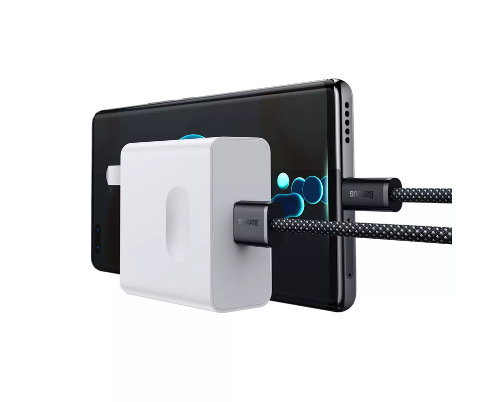 Кабел Baseus CALD000616 Dynamic Series USB Type A към USB Type C 100W 1м сив 4