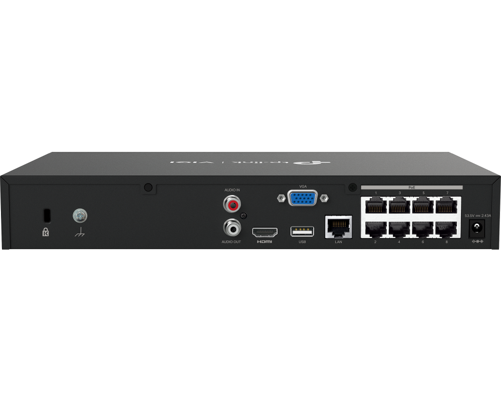 NVR - Цифрово записващо у-во TP-Link VIGI NVR1008H-8MP 8-канален PoE+ 2