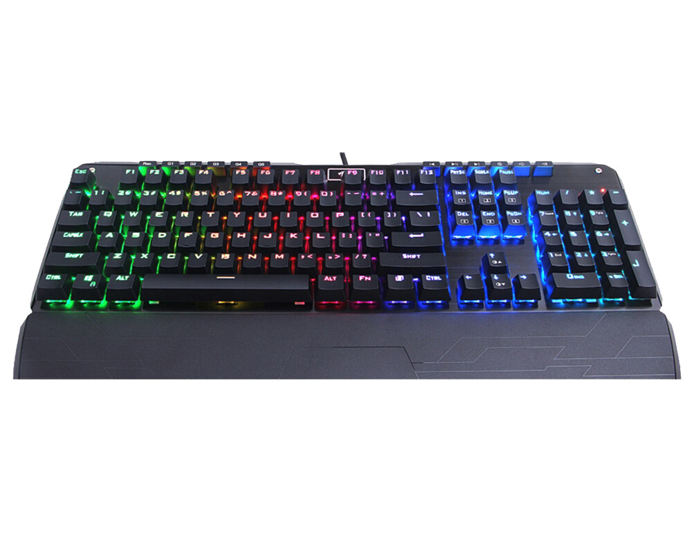 Клавиатура Redragon Indrah механична геймърска RGB K555-BK Blue Switches 2