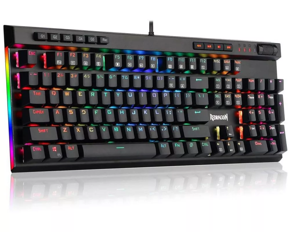 Клавиатура Redragon Vata механична геймърска RGB K580RGB-BK Blue Switches 2