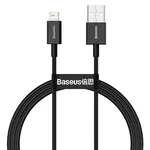 <span>Кабел</span> Кабел Baseus Superior USB към Lightning CALYS-A01 2.4 A 1 м - черен <span class='catalog-num-in-name'>CALYS-A01</span> - 