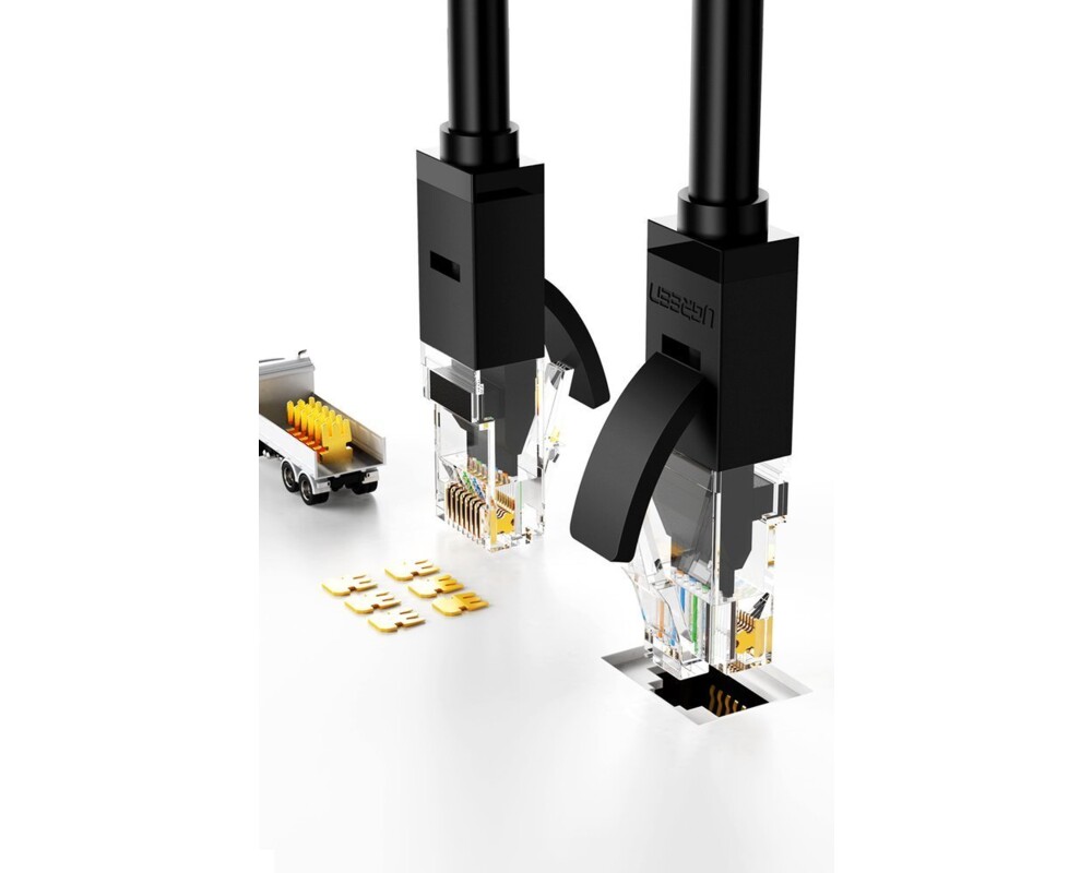 Мрежов кабел Ugreen 20162 Ethernet patchcord RJ45 Cat 6 UTP 1000Mbps 5м - черен 4