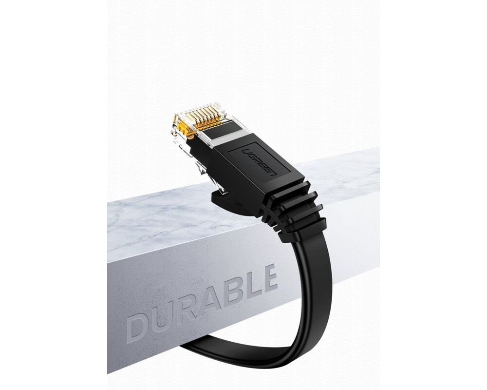 Мрежов кабел Ugreen 20162 Ethernet patchcord RJ45 Cat 6 UTP 1000Mbps 5м - черен 2