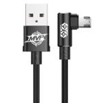 <span>Кабел</span> Кабел Baseus MVP Elbow Type Cable micro USB 1.5A 2м CAMMVP-B01 - черен <span class='catalog-num-in-name'>CAMMVP-B01</span> - 