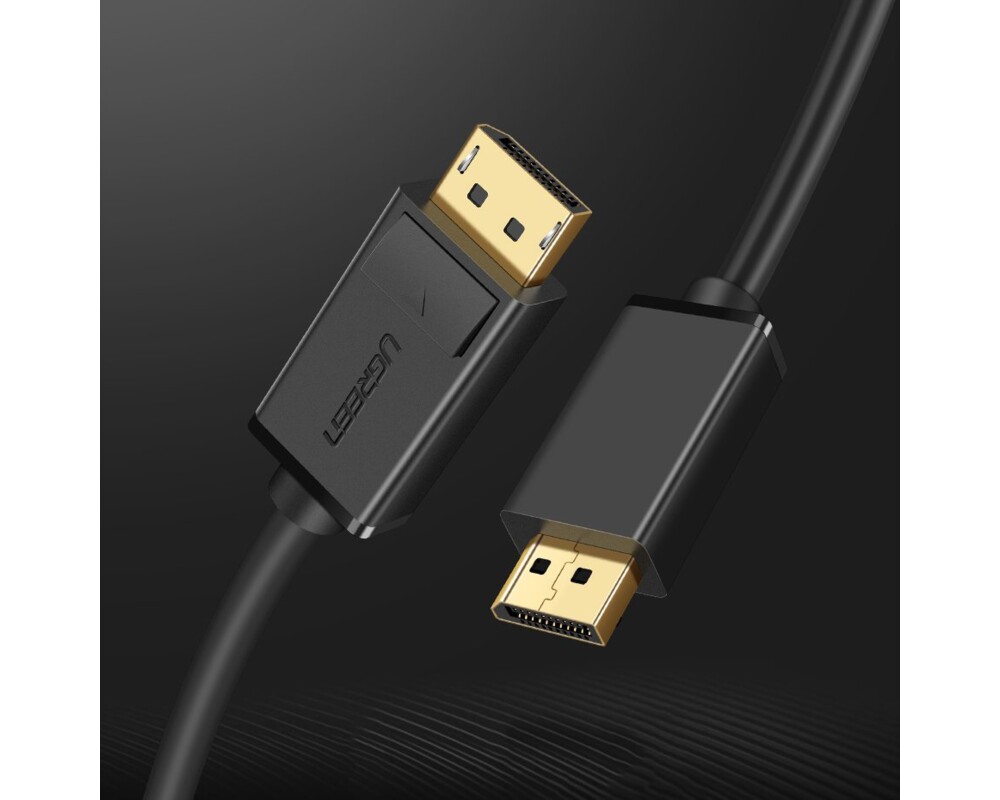 Кабел Кабел Ugreen DisplayPort 1.2 4K  DP102 10211 2м - черен 2