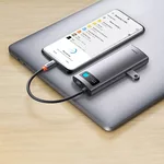 USB хъб Мултифункционален USB хъб Baseus 4 в 1 USB Type C - 3 x USB 3.2 / RJ45 WKWG070113 9