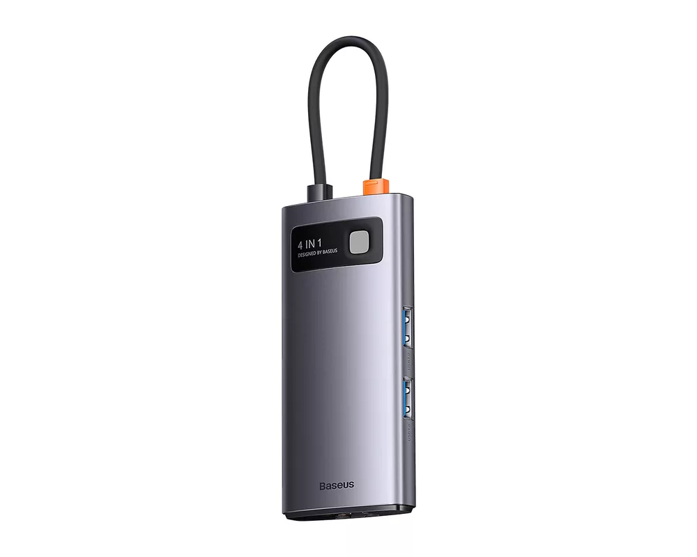 USB хъб Мултифункционален USB хъб Baseus 4 в 1 USB Type C - 3 x USB 3.2 / RJ45 WKWG070113 4