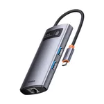 <span>USB хъб</span> Мултифункционален USB хъб Baseus 4 в 1 USB Type C - 3 x USB 3.2 / RJ45 WKWG070113 <span class='catalog-num-in-name'>WKWG070113</span> - 