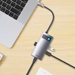 USB хъб Мултифункционален USB хъб Baseus 4 в 1 USB Type C - 3 x USB 3.2 / RJ45 WKWG070113 8