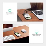 Адаптери Адаптер Ugreen OTG кабел USB-C 3.0 към 2.5" SATA, 50см - черен 4