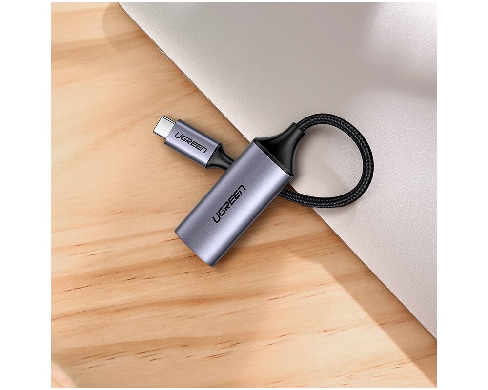 Адаптери Ugreen USB Type C към HDMI 2.0, 4K @ 60 Hz Thunderbolt 3 за MacBook / PC 70444 - сив 7