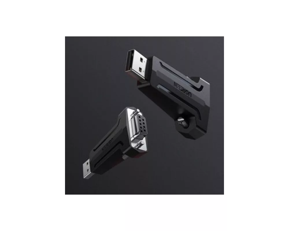 Адаптери Адаптер на Ugreen DB9 RS-232 - USB 80111 CM326 - черен 3