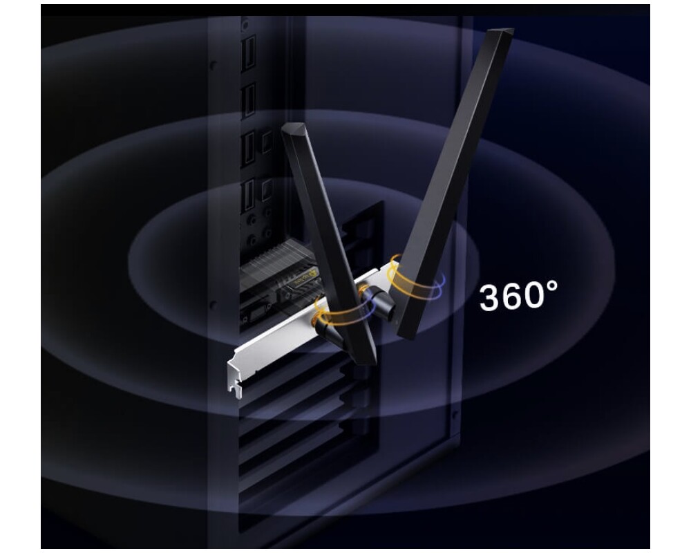 Мрежова карта TP-Link Archer TXE72E AXE5400 Wi-Fi 6E 7