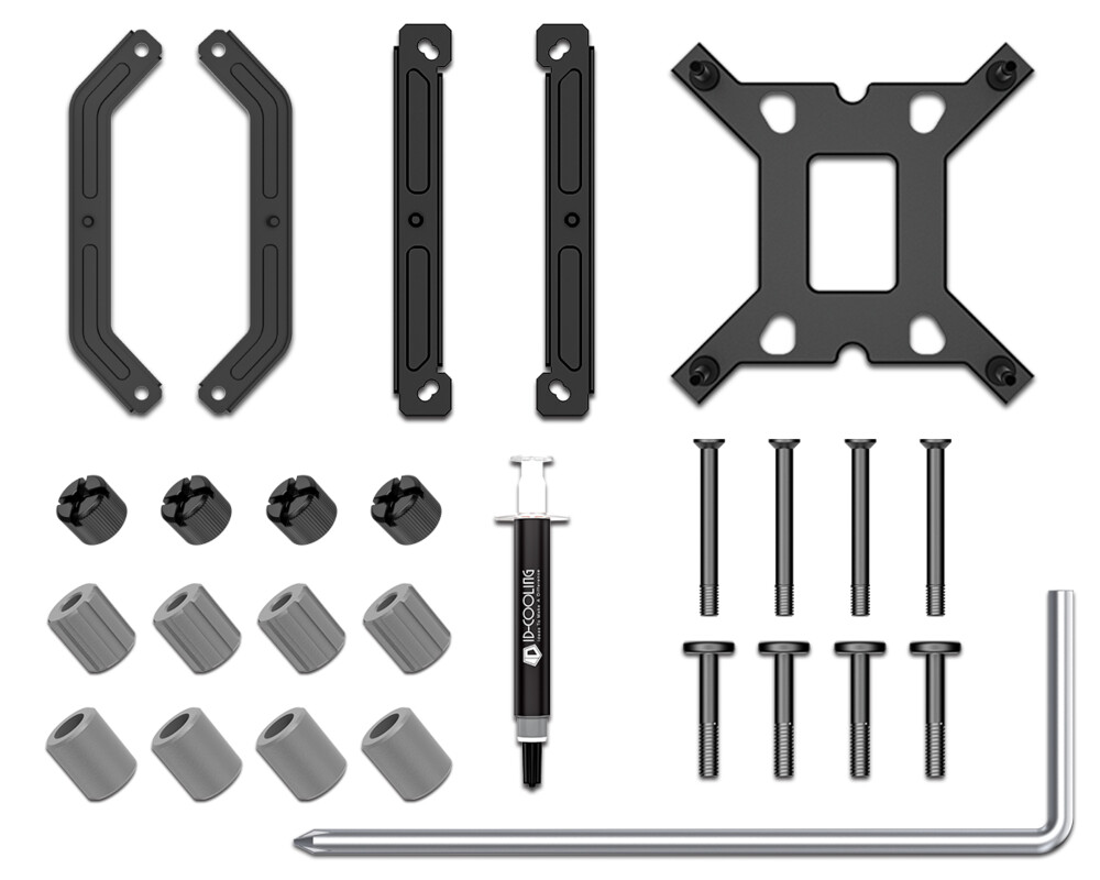 Охладител за процесор aRGB Охлаждане за процесори Intel/AMD ID-Cooling IS-55 ARGB - черно 11