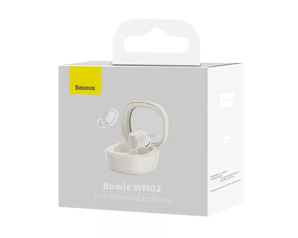 Слушалки Baseus TWS Bowie WM02 NGTW180002 - бели 5