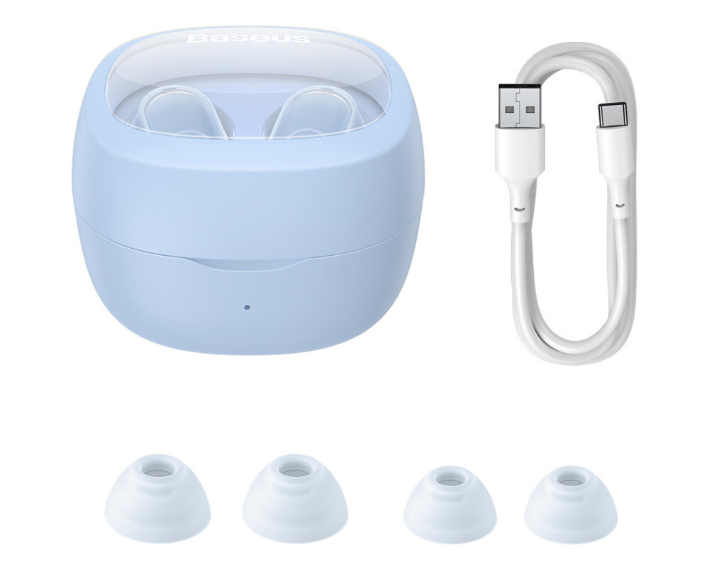 Слушалки Безжични Bluetooth Baseus TWS Bowie WM02 NGTW180003 - сини 7