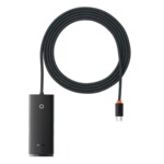 <span>USB хъб</span> Baseus WKQX030501 Type-C адаптер 4x USB 3.0, 2м - черен <span class='catalog-num-in-name'>WKQX030501</span> - 