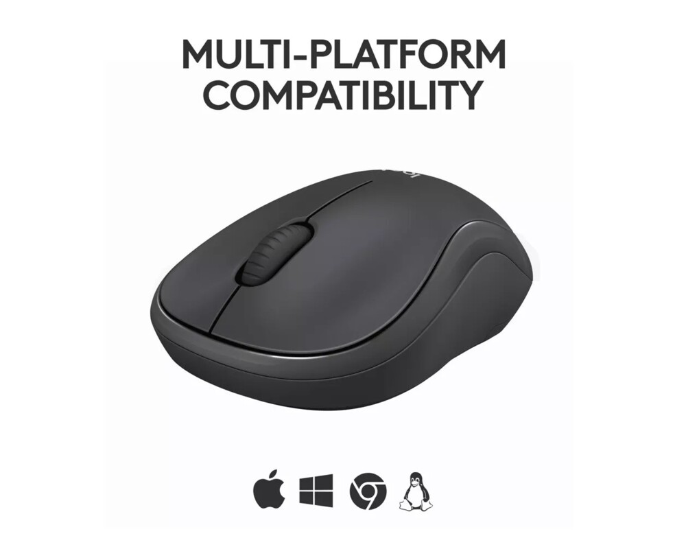 Мишка Logitech M240 - тъмносива 12