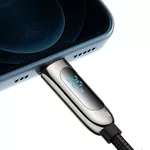 Кабел Кабел Baseus USB-C към Lightning Display, PD, 20W, 2м CATLSK-A01 - черен 4