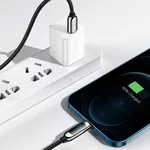Кабел Кабел Baseus USB-C към Lightning Display, PD, 20W, 2м CATLSK-A01 - черен 11