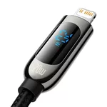 Кабел Кабел Baseus USB-C към Lightning Display, PD, 20W, 2м CATLSK-A01 - черен 3